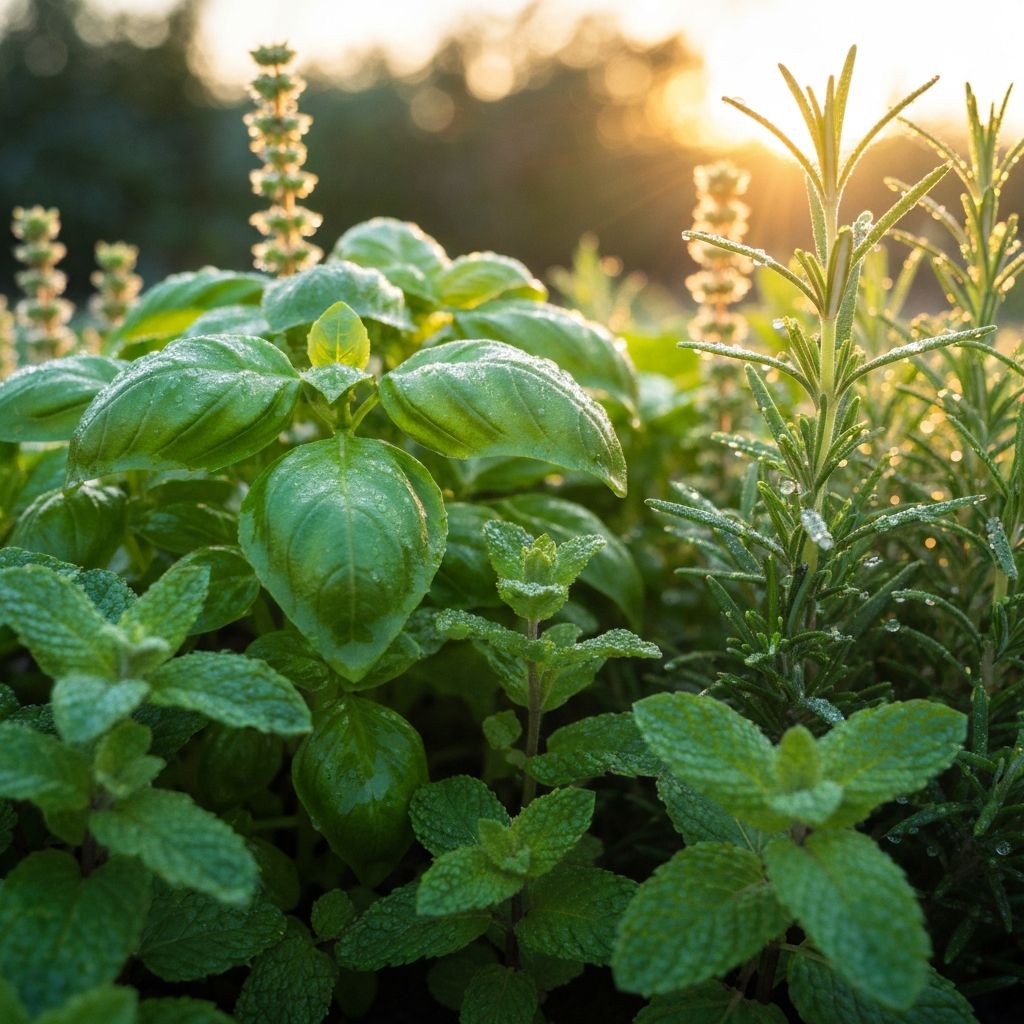 Morgenroutine mit Pflanzen